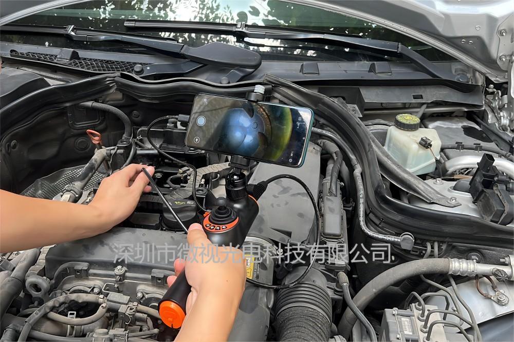 汽車4S店引進(jìn)微視手機(jī)內(nèi)窺鏡開啟高效維修新篇章
